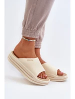 Dámské sandály na platformě Big Star model 21652630 béžové - Big Star Shoes Dámské sandály na platformě Big Star model 21652630 béžové - Big Star Shoes