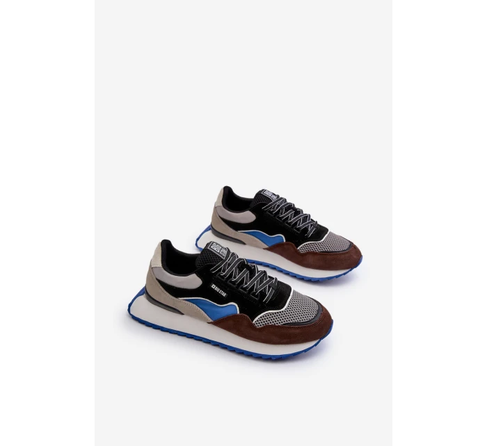 Pánské tenisky Big Star NN174322 Memory Foam System hnědo-černé Pánské tenisky Big Star NN174322 Memory Foam System hnědo-černé