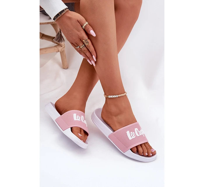 Dámské pantofle model 22089608 Růžové - Lee Cooper Dámské pantofle model 22089608 Růžové - Lee Cooper