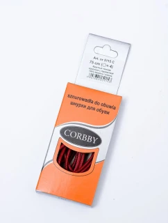 Corbby Červené voskované tenké Tkaničky