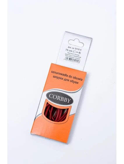 Corbby Červené voskované tenké Tkaničky