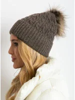 Dámská čepice AT CZ 173501 tmavě hnědá