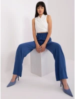 Spodnie LK SP model 18741290 ciemny niebieski - FPrice Spodnie LK SP model 18741290 ciemny niebieski - FPrice