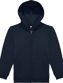 B&C ID.334 Zip Hood /kids Dětská mikina s kapucí 01.K334 navy