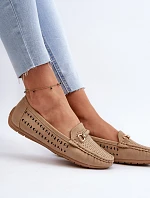 Dámské černé šněrovací mokasíny Rasirna