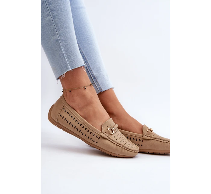 Dámské černé šněrovací mokasíny model 21659416 - Boto Dámské černé šněrovací mokasíny model 21659416 - Boto