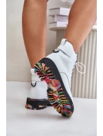 Kožené Boty Tropy Dámské Na Zip Bílé Artiker 55C0515