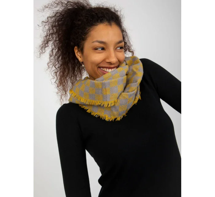 Tunelová šála AT KM 9501.10 žlutá