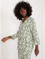 Halenka D73771M11174A khaki barva