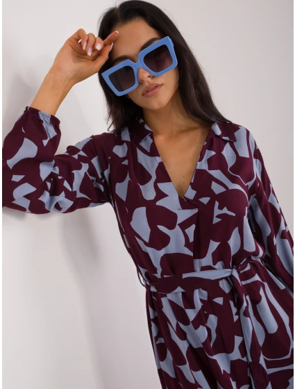 Sukienka model 21717614 bordowy - FPrice