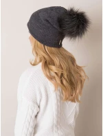 Dámská čepice.70 tmavě šedá Dámská čepice.70 tmavě šedá