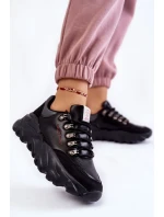 Dámské Tenisky na platformě Cross Jeans KK2R4073C černe Dámské Tenisky na platformě Cross Jeans KK2R4073C černe