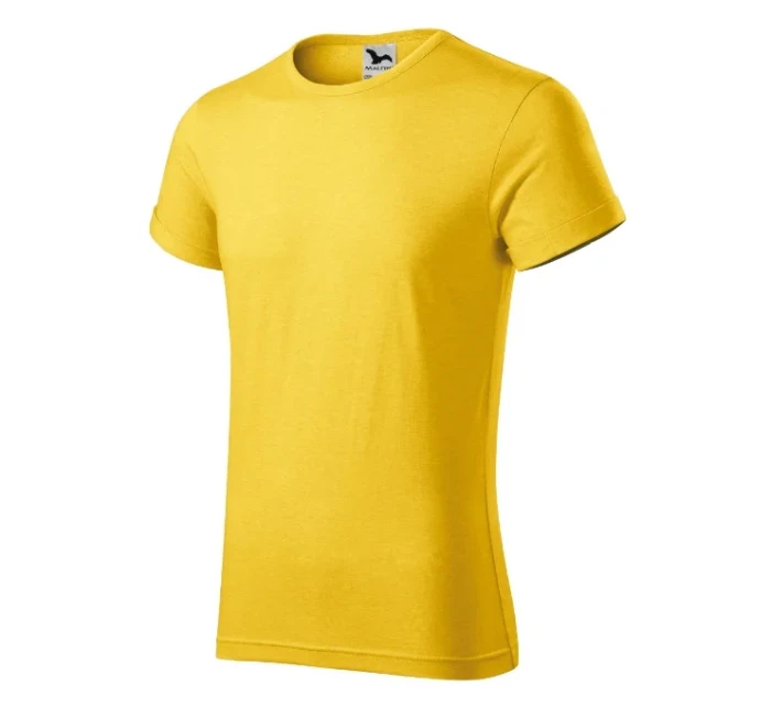 Fusion tričko pánské žlutý melír Fusion tričko pánské žlutý melír