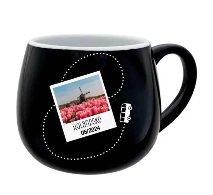 Vlastní text na cestovatelský keramický hrníček