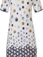 Dámské plažové šaty 16201-132-2 bílá-potisk - Pastunette