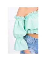 Dámský letní top model 20536153 tyrkysový - Kesi