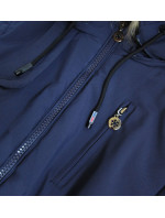 Tmavě modrá dámská zimní bunda (2010-1)