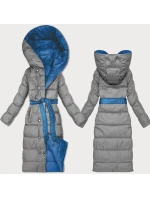 Světle oboustranná zimní bunda s páskem model 21753517 - MINORITY