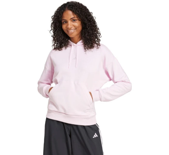 Dámská mikina adidas Essentials Small Logo Feel Cozy Hoodie pink JN1856 Dámská mikina adidas Essentials Small Logo Feel Cozy Hoodie pink JN1856