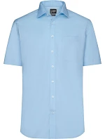 JN keprová košile s krátkým rukávem 02.0 light blue model 22488366 - Daiber JN keprová košile s krátkým rukávem 02.0 light blue model 22488366 - Daiber