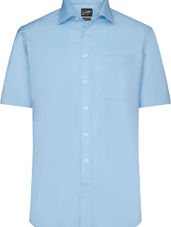 JN  keprová košile s krátkým rukávem 02.0 light blue model 22488366 - Daiber