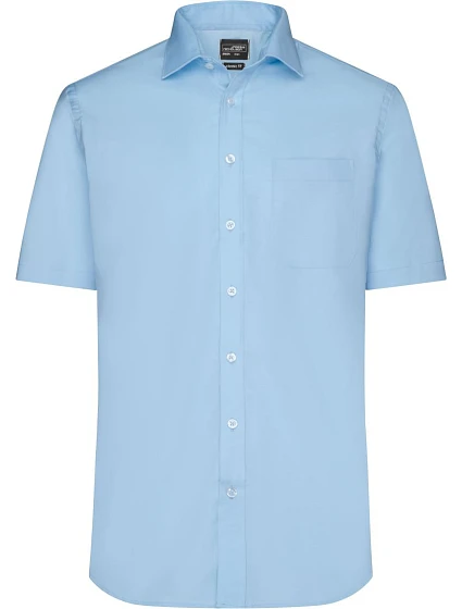 Daiber JN 684 Mikro keprová košile s krátkým rukávem 02.0684 light blue Daiber JN 684 Mikro keprová košile s krátkým rukávem 02.0684 light blue