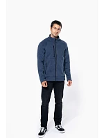 K Pánská melanžová pletená fleecová bunda 20. dark grey melange model 22423017 - Kariban K Pánská melanžová pletená fleecová bunda 20. dark grey melange model 22423017 - Kariban