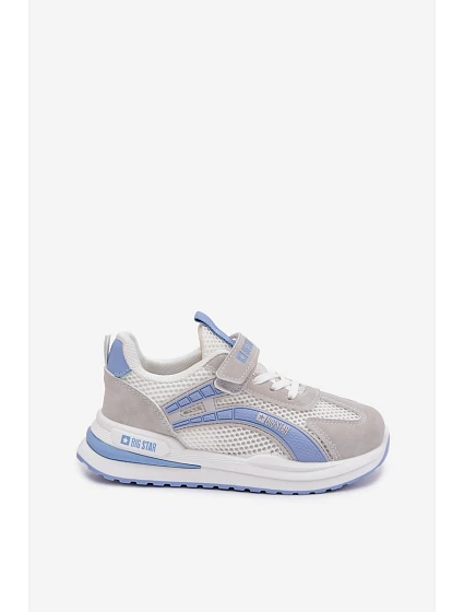Dětské sportovní boty Big Star TT374153 HI-POLY SYSTEM Bílomodré Dětské sportovní boty Big Star TT374153 HI-POLY SYSTEM Bílomodré