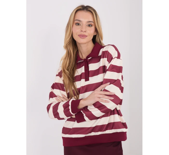 Bluzka IT BZ model 21834278 bordowy - FPrice