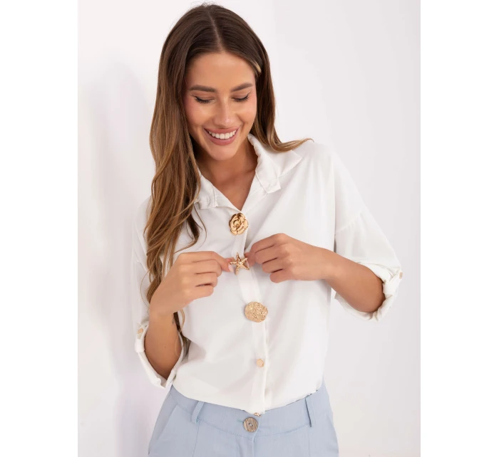 Koszula MI KS model 21421390 ecru - FPrice