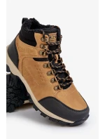 Zateplené Trekingové Boty Pánské Camel Loreinae