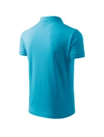 Pique Polo polokošile pánská tyrkysová Pique Polo polokošile pánská tyrkysová