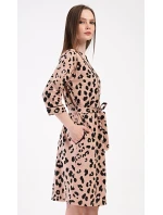 Dámský župan krátký Leopard