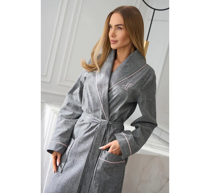 L&L 2530 Coco dlouhý S-2XL dámský župan L&L 2530 Coco dlouhý S-2XL dámský župan