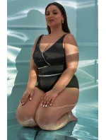 Jednodílné dámské plavky full cup Ava SKJ 62 Black Jednodílné dámské plavky full cup Ava SKJ 62 Black