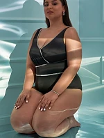 Plavky s plnými košíčky Ava SKJ 62 Black