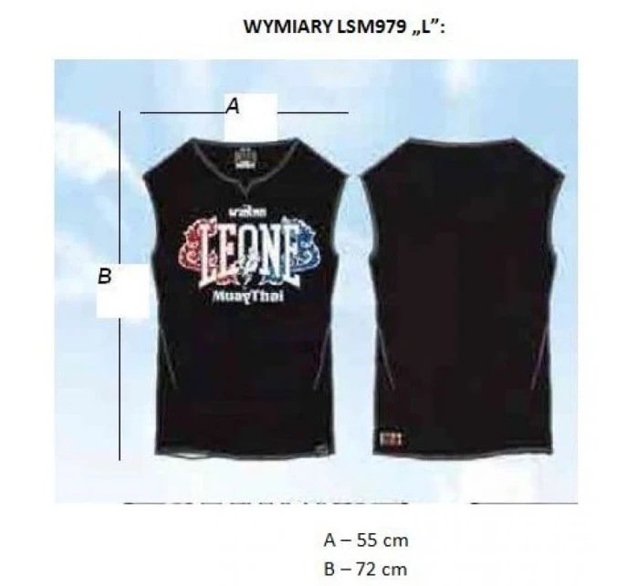 LEONE pánské tílko LSM979/S16 černá "L"