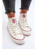 Dámské vysoké tenisky Big Star NN274276 bílé