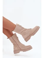 Dámské workery zateplené béžové Marvielle Dámské workery zateplené béžové Marvielle