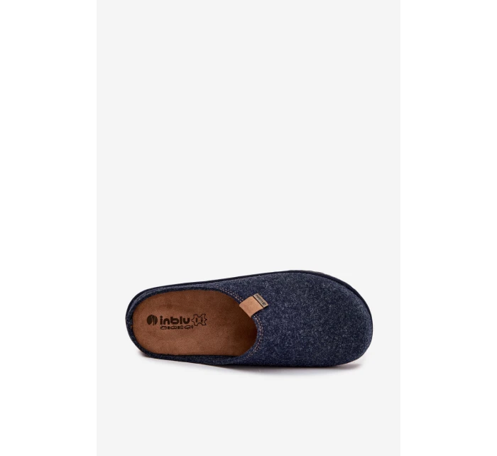 Pánské pantofle  tmavě modré model 21725213 - Inblu