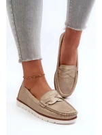Dámské mokasíny z eko kůže Golden model 20451638 - Kesi