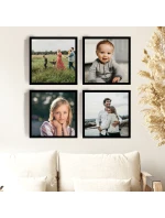 Plakát v rámu - 4x čtverec 20x20 - fotografie 