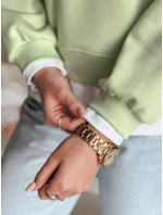 Dámská oversize mikina LUZZIO mint FashionStreet BY1381 Dámská oversize mikina LUZZIO mint FashionStreet BY1381