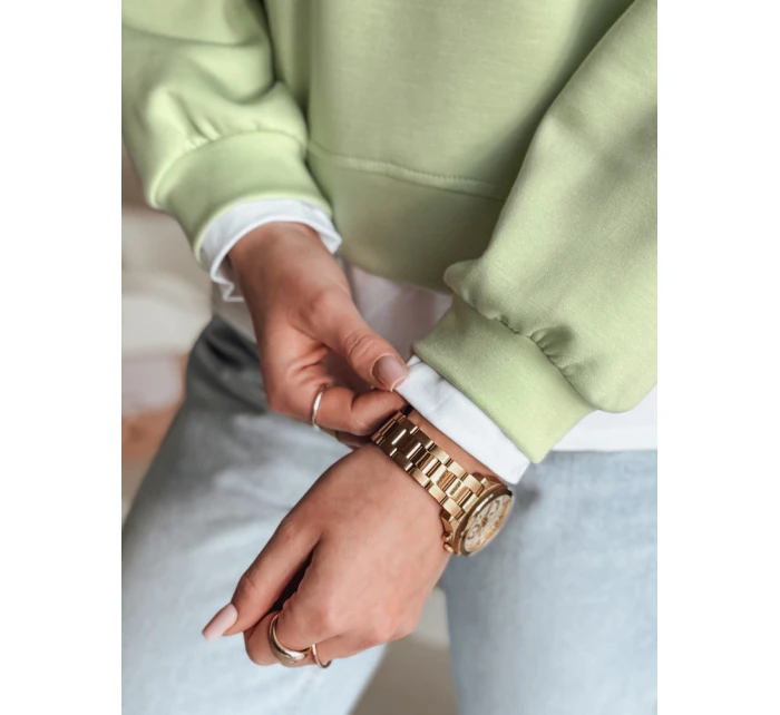 Dámská oversize mikina LUZZIO mint FashionStreet BY1381 Dámská oversize mikina LUZZIO mint FashionStreet BY1381