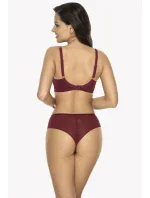 Dámská push-up podprsenka bralette Gaia BS 1032 Jenny Bordó