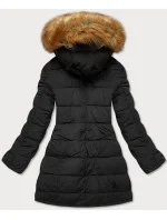 DWUSTRONNA KURTKA DAMSKA ZIMOWA CZARNA model 21243151 - LHD