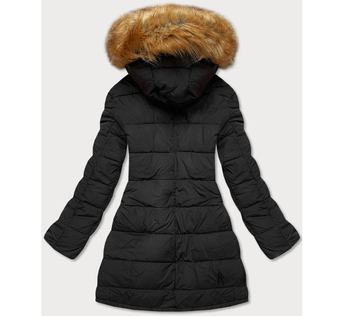 Černá oboustranná dámská zimní bunda (M-210A5)
