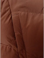 Zimní bunda v barvě s kapucí model 21246073 - LHD Zimní bunda v barvě s kapucí model 21246073 - LHD