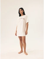 Dámská noční košilka 42675 Nimes cream - HENDERSON Dámská noční košilka 42675 Nimes cream - HENDERSON