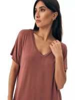 Dámská noční košilka brown model 21785299 - Henderson Dámská noční košilka brown model 21785299 - Henderson